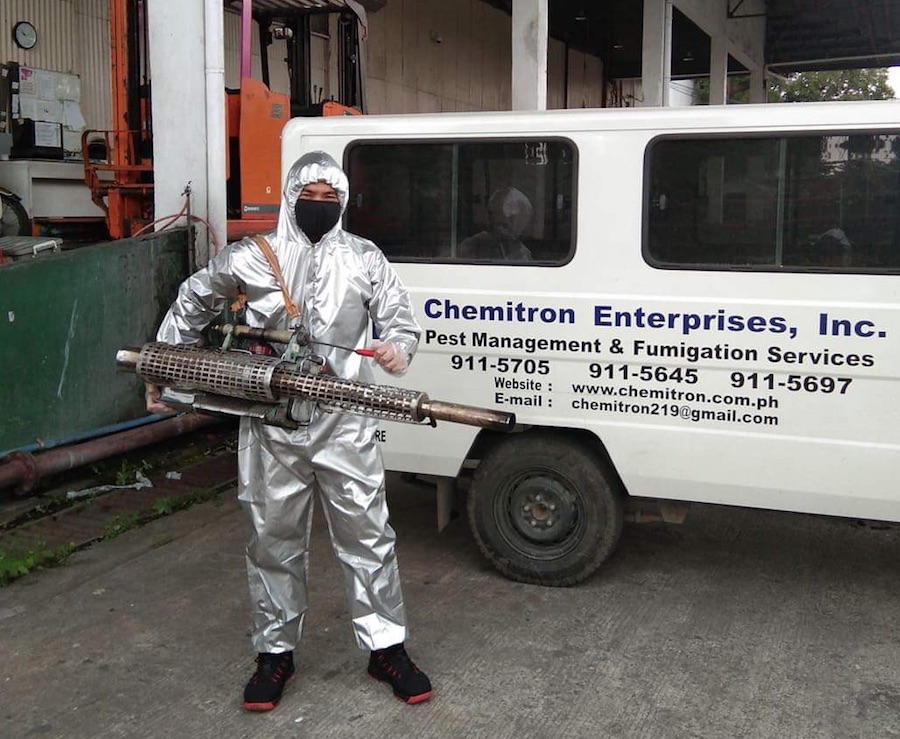 Disinfection of Warehouses, Offices and Residences