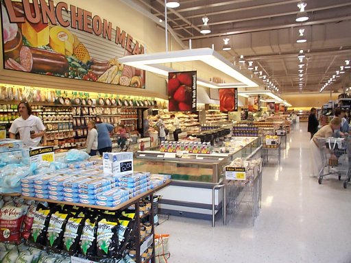 picture of supermarket aisles
